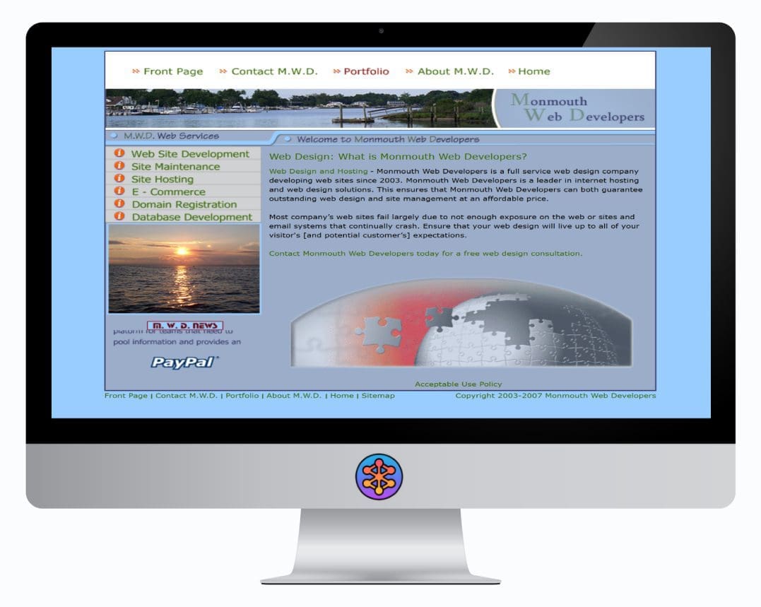 MWD Websites in 2006 - 2012