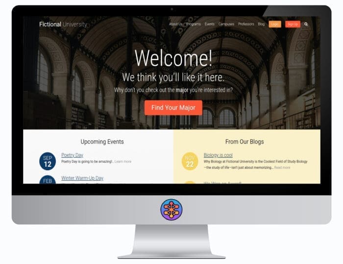 Fictional University