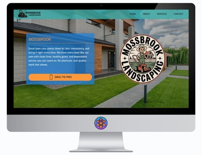 Mossbrook Landscaping Website in Computer
